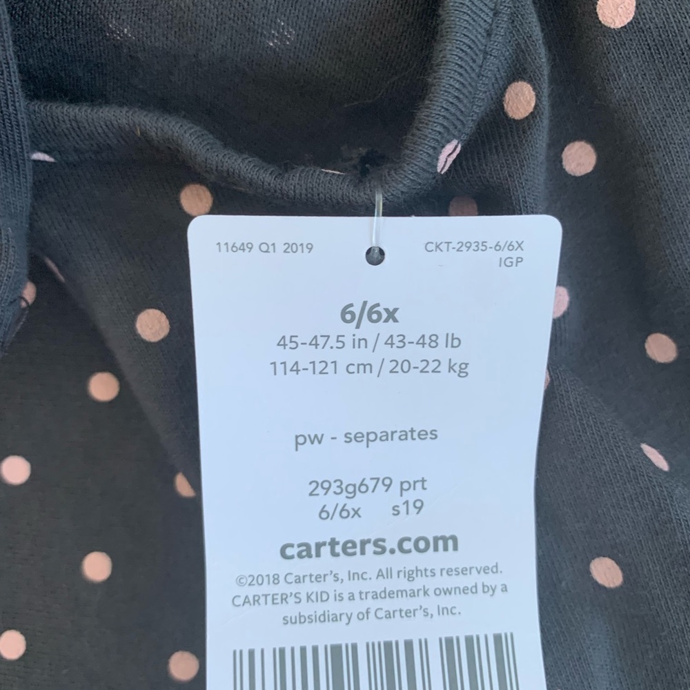 Carter’s Polka Dot Ruffle Top - Picture 4 of 4